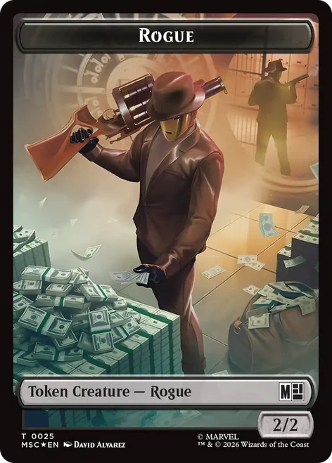 Marvel Super Heroes Commander - Rogue (#25) Token (Surgefoil) | Marvel Super Heroes Commander、Magic: The Gathering、kayou