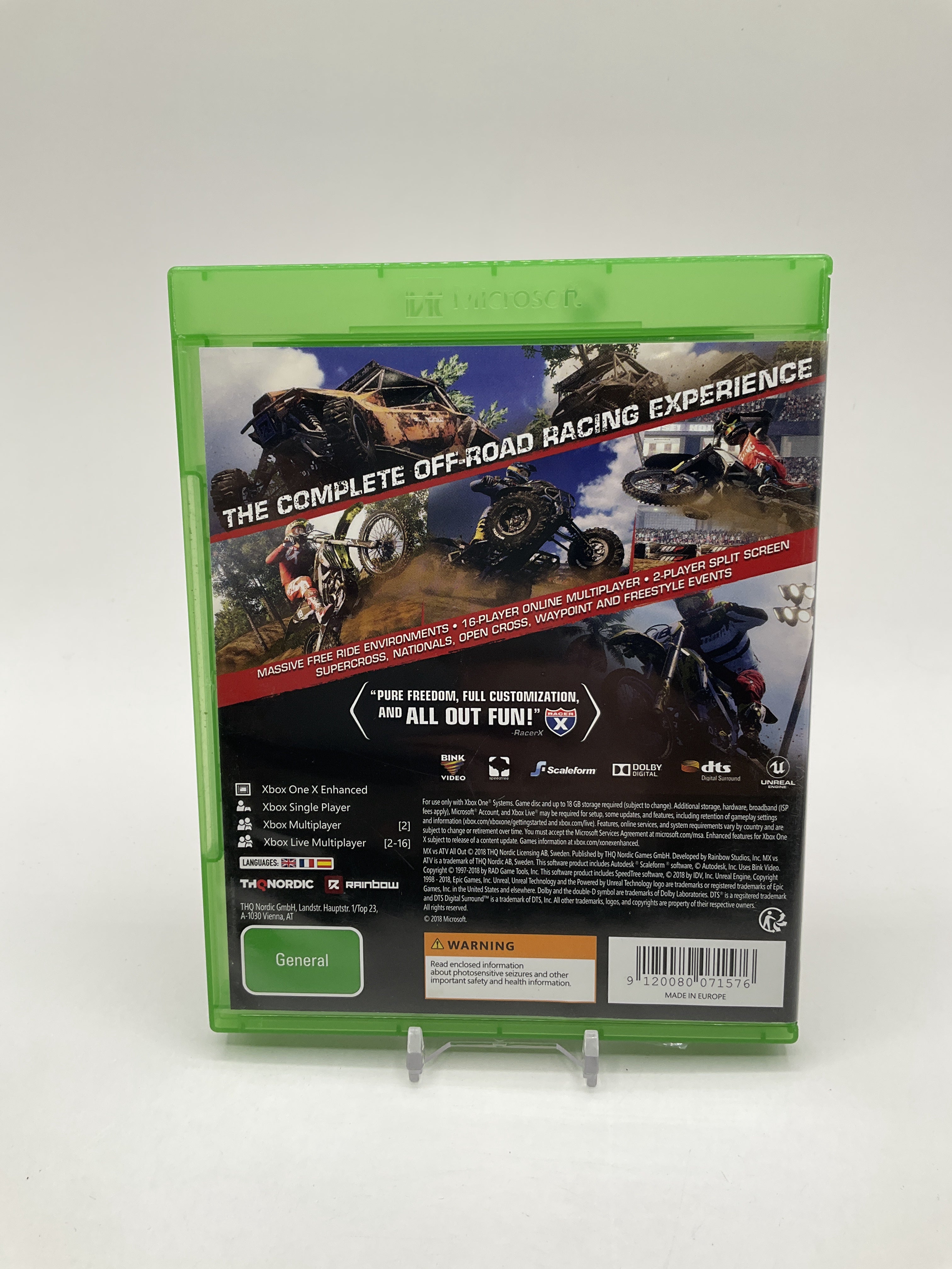 MX vs ATV All Out PAL Xbox One Used、Collector Store LLC - VG、kayou