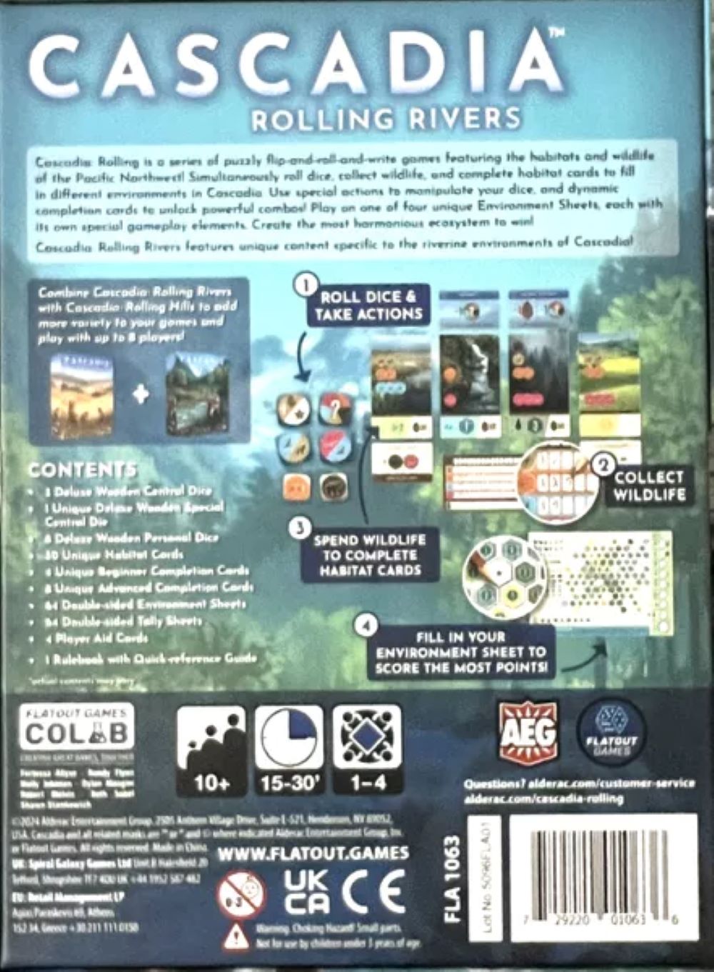 Cascadia: Rolling Rivers、Alderac Entertainment Group、kayou