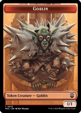 Goblin (Ripple Foil) // Tarmogoyf Double-Sided Token (M3C-13 // 22) - Modern Horizons 3 Commander Foil、Wizards of the Coast、kayou