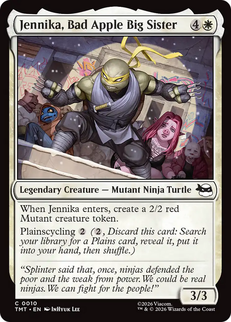 Jennika, Bad Apple Big Sister (Foil) | Teenage Mutant Ninja Turtles、Magic: The Gathering、kayou