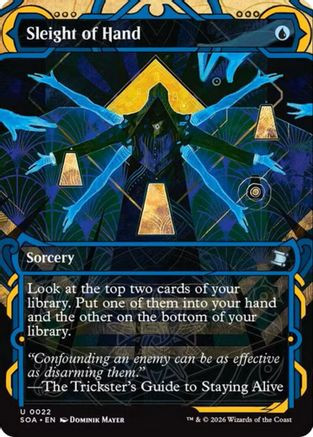 Sleight of Hand (SOA-022) - Secrets of Strixhaven: Mystical Archive Foil、Wizards of the Coast、kayou