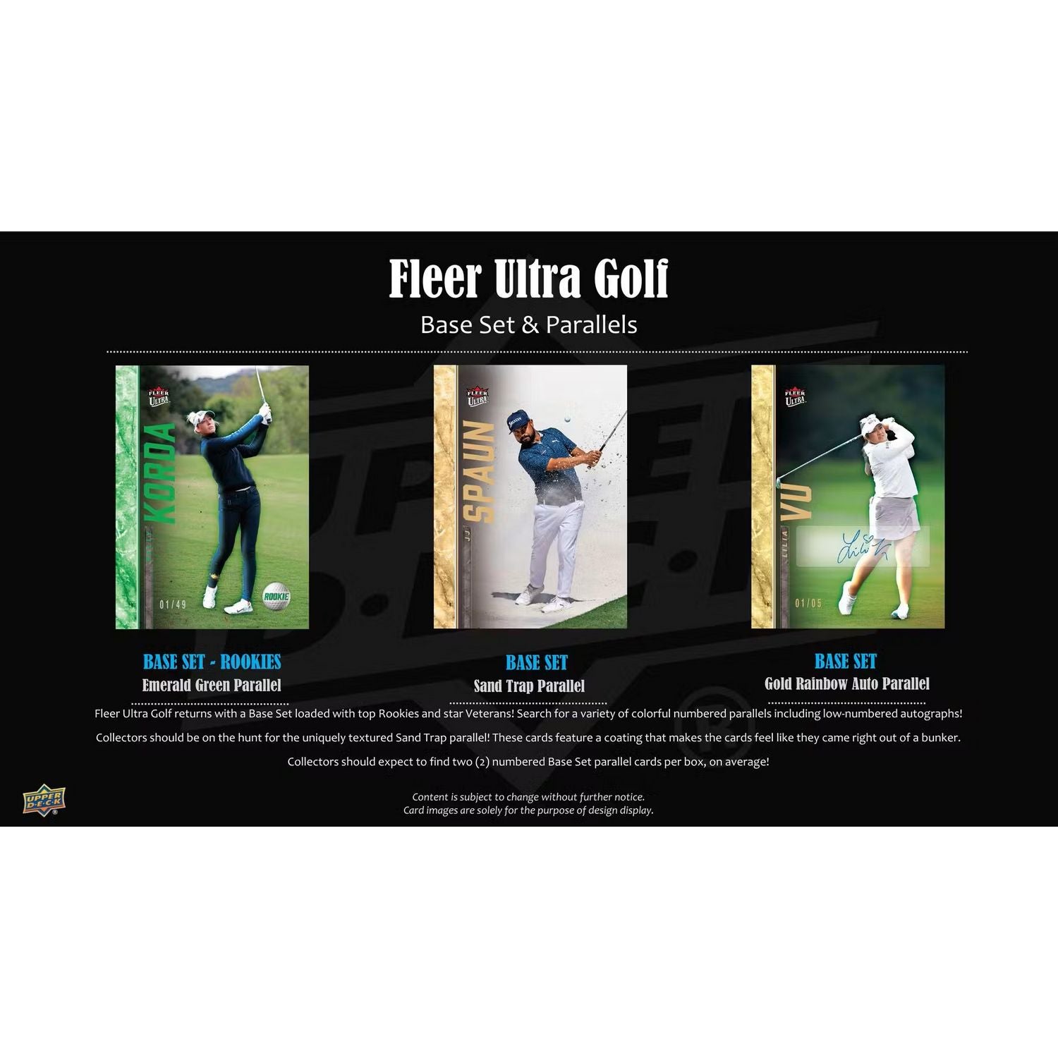 2026 Upper Deck Fleer Ultra Golf Hobby Box *Contact Us To Order*、Upper Deck、kayou