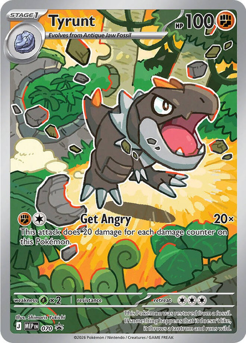 Pokemon Mega Evolution Promo Promo Tyrunt MEP070、ToyWiz、kayou