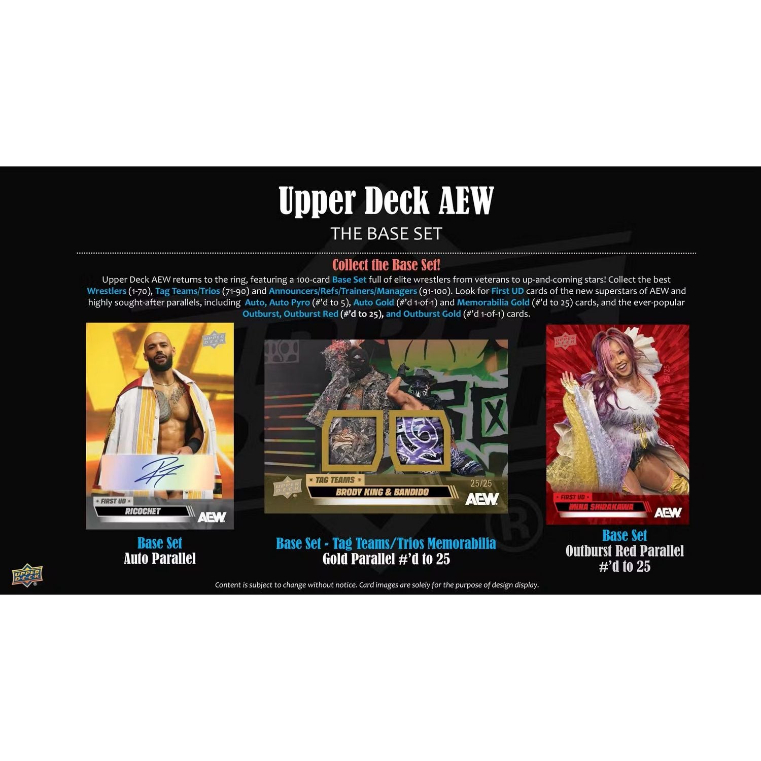 2026 Upper Deck AEW All Elite Wrestling Hobby Box *Contact Us To Order*、Upper Deck、kayou