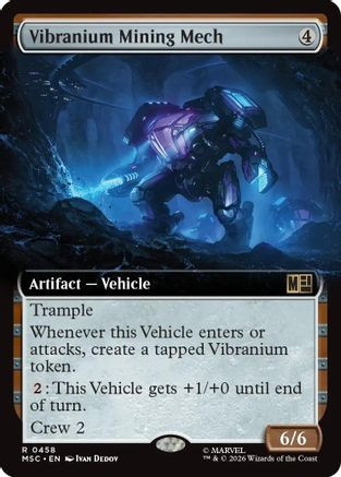 Vibranium Mining Mech (Extended Art) (MSC-458) - Commander: Marvel Super Heroes、Wizards of the Coast、kayou