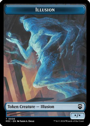 Illusion (Ripple Foil) // Servo Double-Sided Token (M3C-6 // 33) - Modern Horizons 3 Commander Foil、Wizards of the Coast、kayou