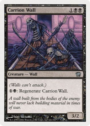 Carrion Wall (8ED-121) - 8th Edition、Wizards of the Coast、kayou