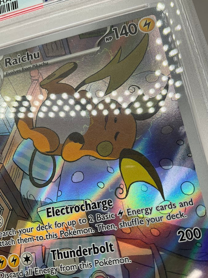Raichu Pokemon Paldea Evolved Illustration Rare #211 PSA 9、Collector Store LLC Gaming、kayou