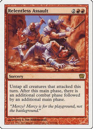 Relentless Assault (9ED-212) - 9th Edition、Wizards of the Coast、kayou