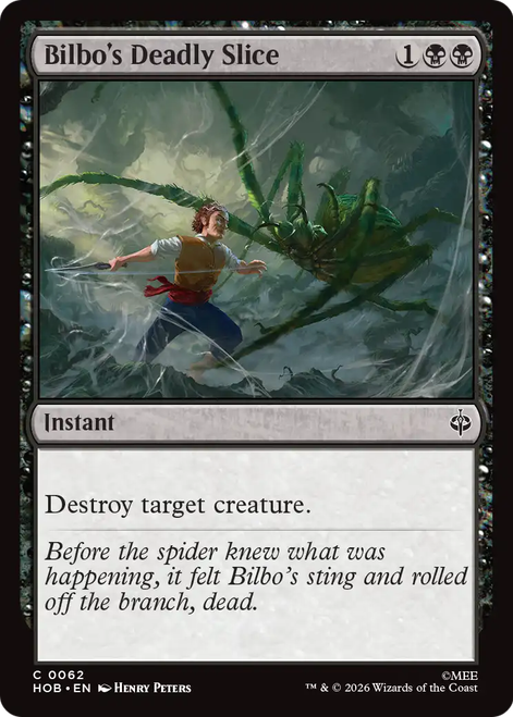 Bilbo's Deadly Slice (Foil) | The Hobbit、Magic: The Gathering、kayou