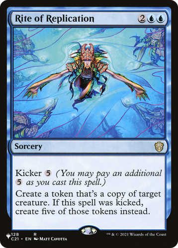 Rite of Replication (C21) (LIST-128/081) - The List、Wizards of the Coast、kayou