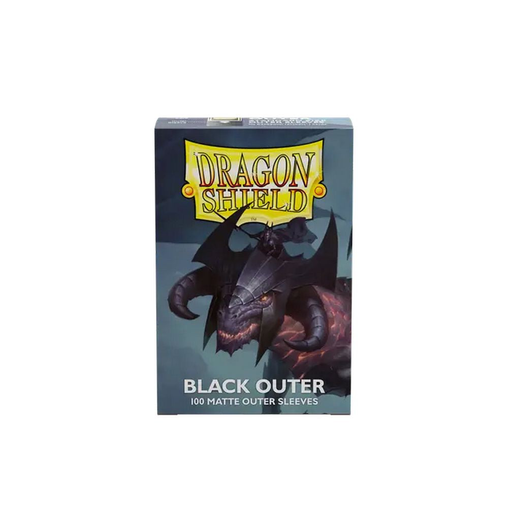 Dragon Shield: 100ct Standard Size Matte Black Outer Sleeves、Dragon Shield 100ct、kayou