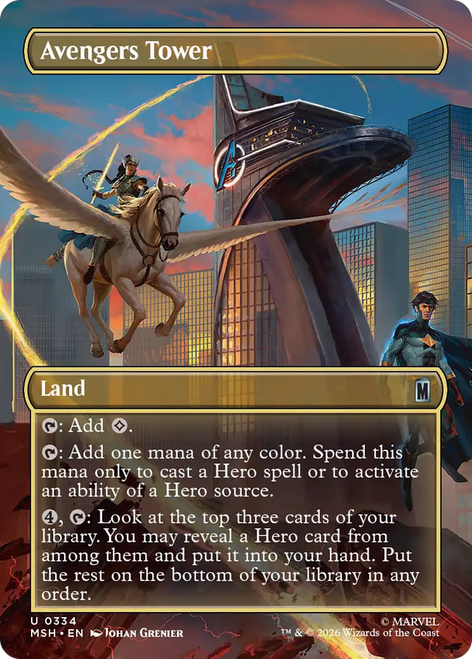 Avengers Tower (Borderless Scene Foil) | Marvel Super Heroes、Magic: The Gathering、kayou