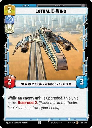 Lothal E-Wing (57/264) - Ashes of the Empire、Fantasy Flight Games、kayou