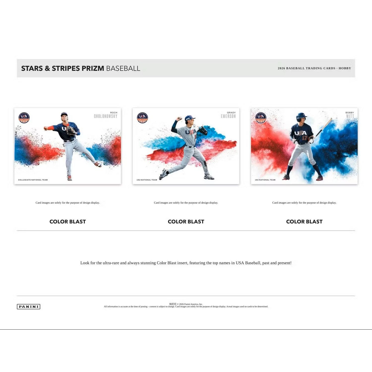 2026 Panini Stars & Stripes Prizm Baseball Hobby Box、Baseball、kayou