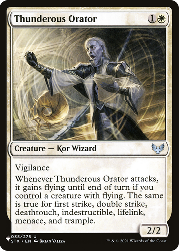 Thunderous Orator (LIST-035/275) - The List、Wizards of the Coast、kayou