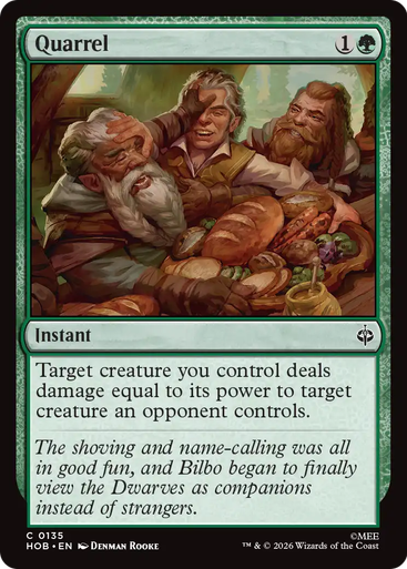 Quarrel (Foil) | The Hobbit、Magic: The Gathering、kayou