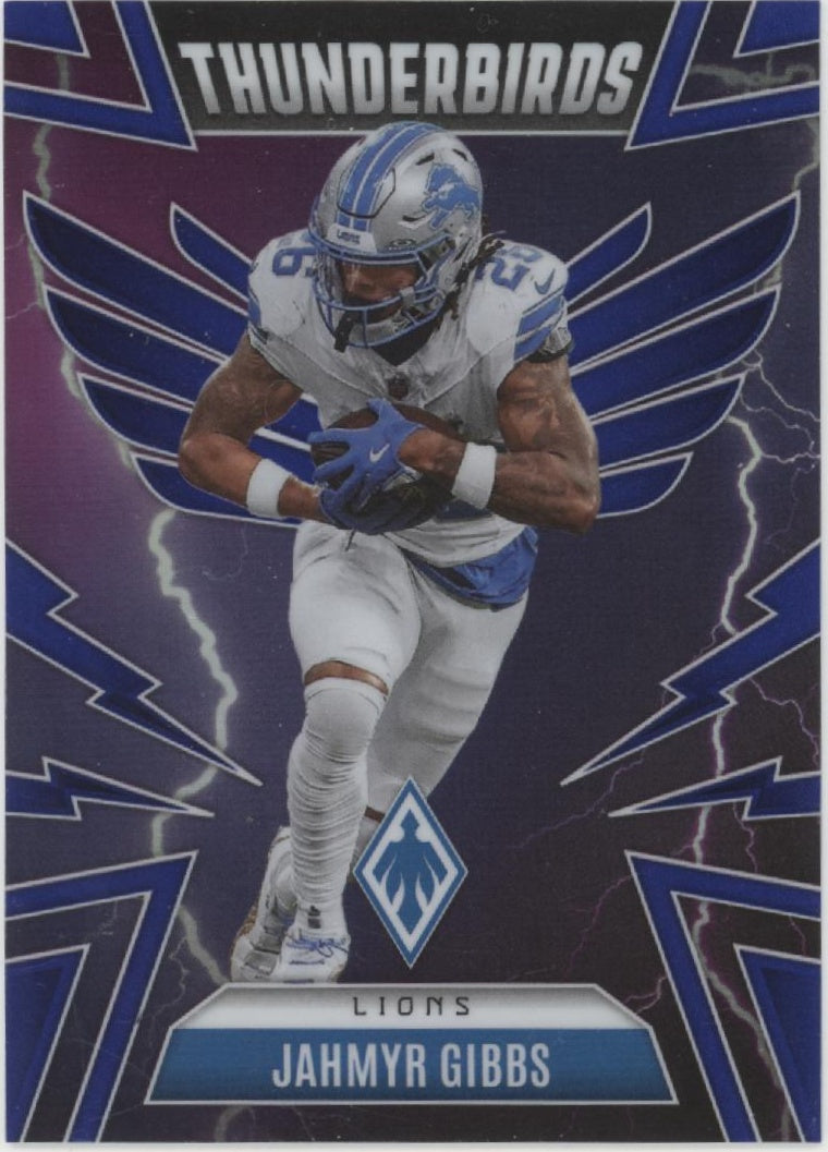 Jahmyr Gibbs 2025 Panini Phoenix Thunderbirds Blue 096/199 #16、Collector Store LLC、kayou