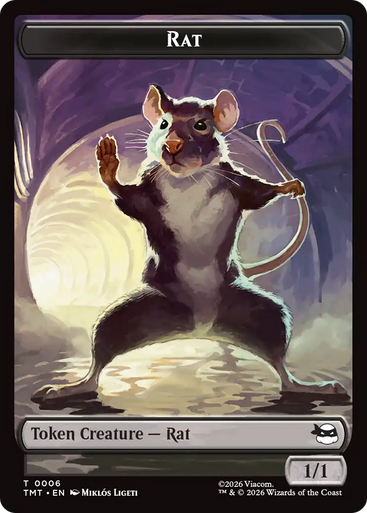 Teenage Mutant Ninja Turtles - Rat Token (Foil) | Teenage Mutant Ninja Turtles、Magic: The Gathering、kayou