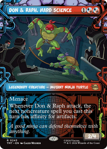 Don & Raph, Hard Science (Showcase Frame) | Teenage Mutant Ninja Turtles、Magic: The Gathering、kayou