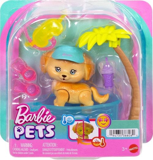 Barbie Dream Squad Pets Pet Puppy & Pool With Color-Changing Accessories、ToyWiz、kayou