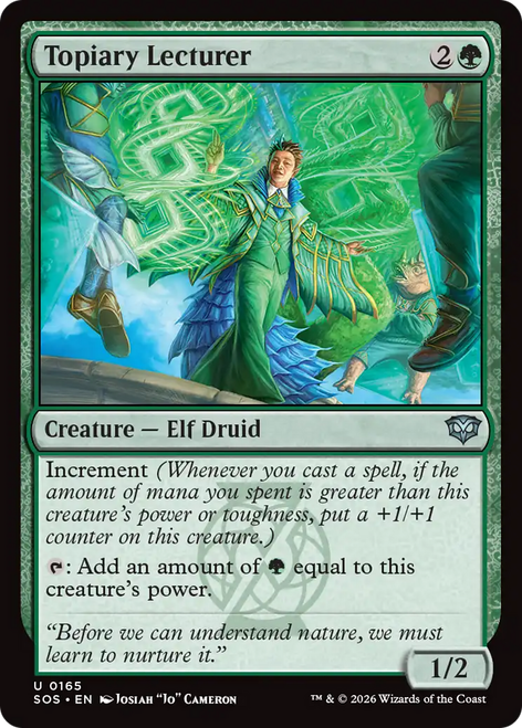Topiary Lecturer (Foil) | Secrets of Strixhaven、Magic: The Gathering、kayou