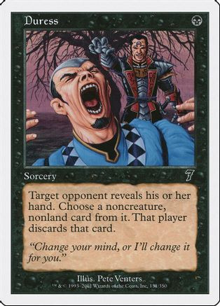 Duress (7ED-131) - 7th Edition Foil、Wizards of the Coast、kayou