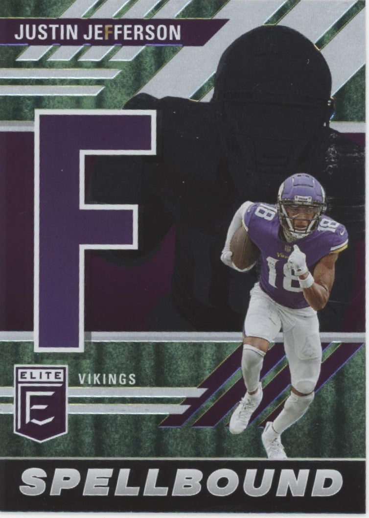 Justin Jefferson 2023 Panini Donruss Elite Spellbound 