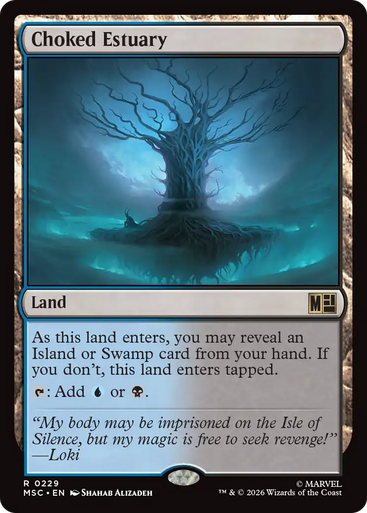 Choked Estuary (Surge Foil) | Marvel Super Heroes Commander、Magic: The Gathering、kayou