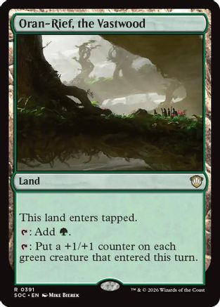 Oran-Rief, the Vastwood (SOC-391) - Commander: Secrets of Strixhaven、Wizards of the Coast、kayou