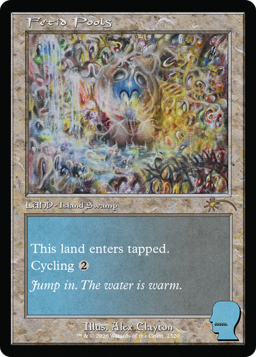 Fetid Pools (Foil) (Secret Lair - Brain Dead: New Earth Mentality) | Secret Lair Drops、Magic: The Gathering、kayou