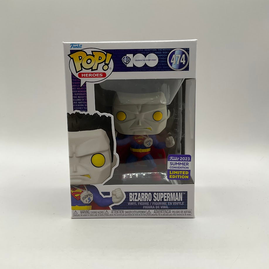 Bizarro Superman Funko Pop! WB 100 #474 2023 Summer Convention、Funko、kayou