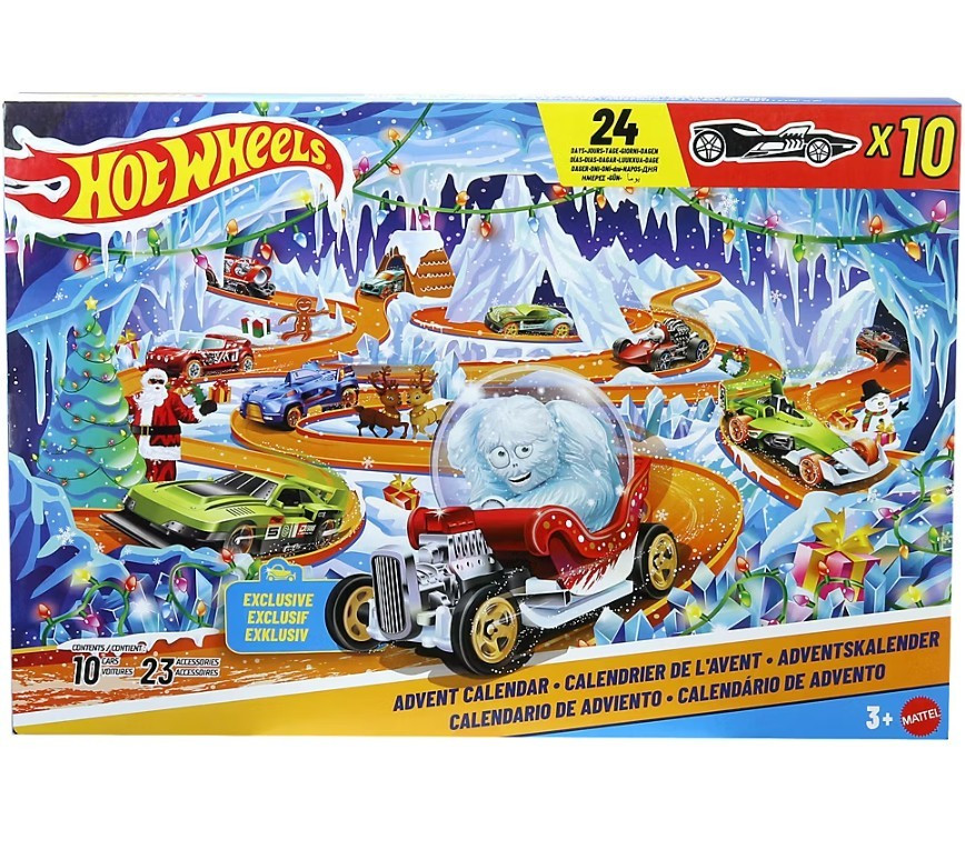 Hot Wheels 2026 Holiday Advent Calendar 24 Days of Surprises!、ToyWiz、kayou