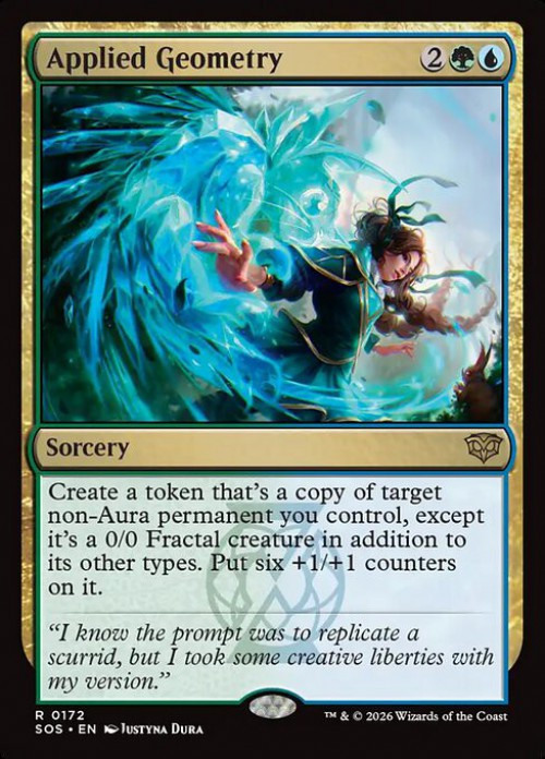 MtG Secrets of Strixhaven Rare Applied Geometry #172、ToyWiz、kayou