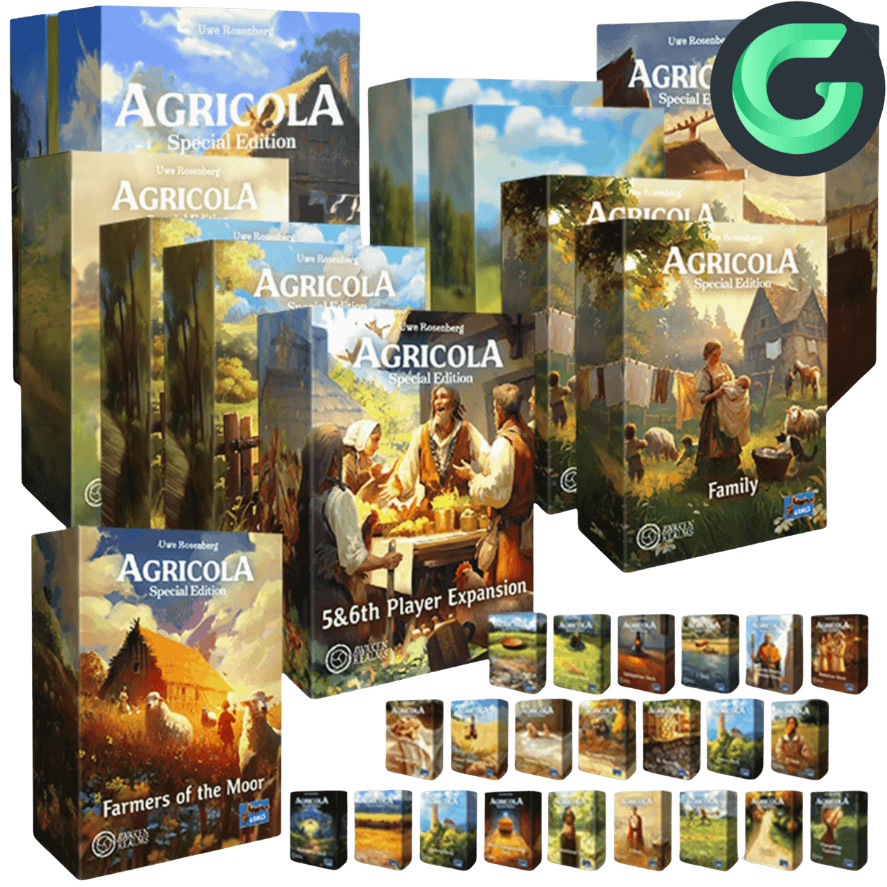 Agricola: Special Edition - Full House Pledge (Gamefound) (PREORDER)、AWAKEN REALMS、kayou