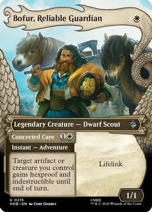 Bofur, Reliable Guardian (Showcase) (HOB-215) - The Hobbit Foil、Wizards of the Coast、kayou