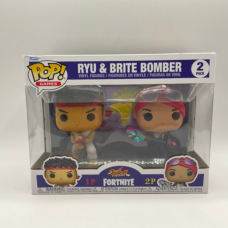 Ryu & Brite Bomber Funko Pop! Street Fighter x Fornite 2 Pack、Funko、kayou