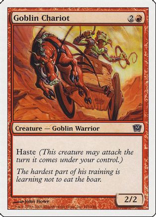Goblin Chariot (9ED-191) - 9th Edition Foil、Wizards of the Coast、kayou