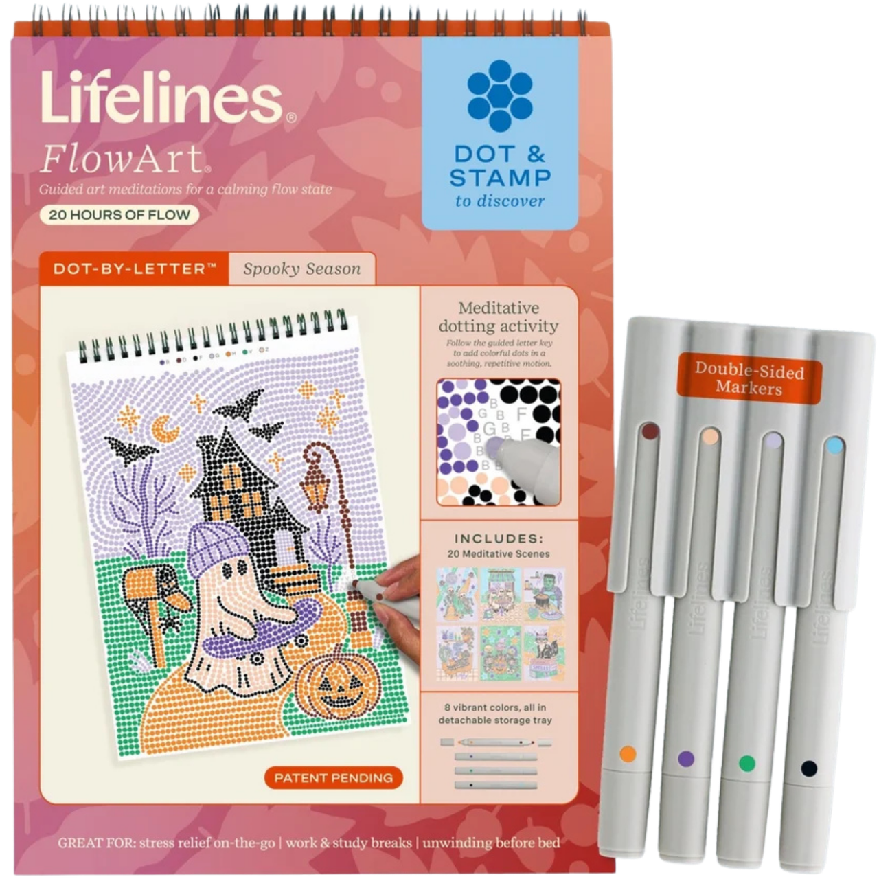 Lifelines FlowArt: Dot-By-Letter - Spooky Season、Lifelines、kayou