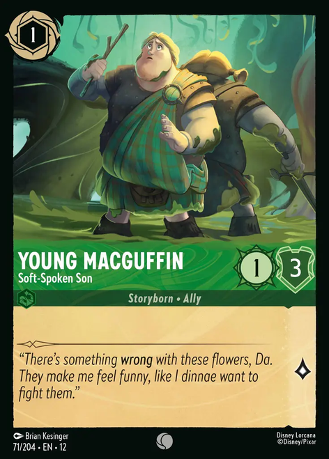 Young MacGuffin - Soft‐Spoken Son (Foil) | Wilds Unknown、Disney Lorcana、kayou