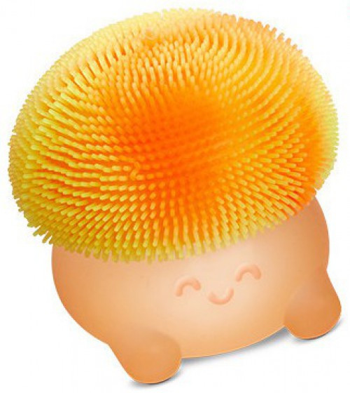 Super Duper Sugar Squisher Mushroom Oliver 4-Inch Squish Toy ORANGE、ToyWiz、kayou