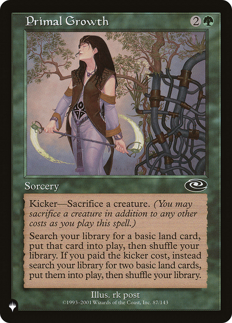 Primal Growth (LIST-87/143) - The List、Wizards of the Coast、kayou