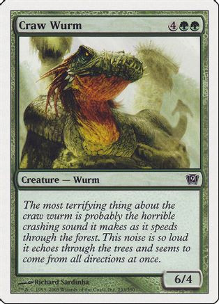 Craw Wurm (9ED-233) - 9th Edition Foil、Wizards of the Coast、kayou