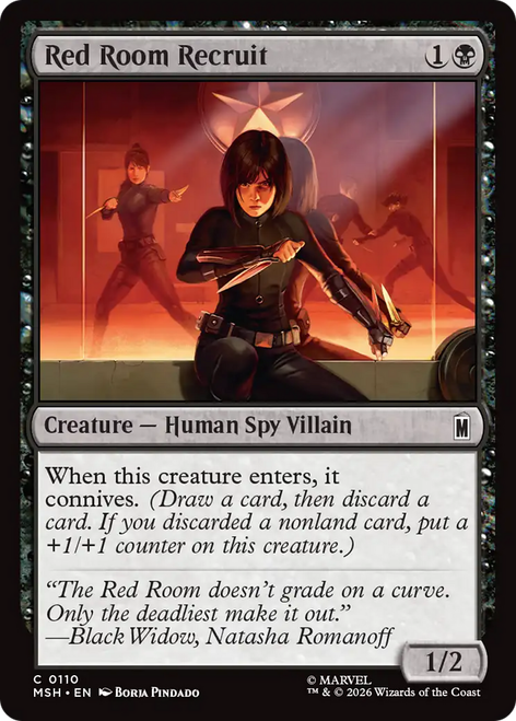 Red Room Recruit (Foil) | Marvel Super Heroes、Magic: The Gathering、kayou