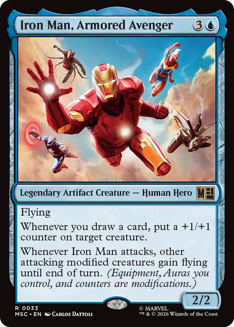 Iron Man, Armored Avenger (Foil) | Marvel Super Heroes Commander、Magic: The Gathering、kayou