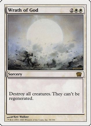 Wrath of God (8ED-058) - 8th Edition Foil、Wizards of the Coast、kayou