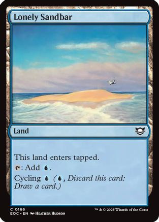 Lonely Sandbar (EOC-166) - Commander: Edge of Eternities、Wizards of the Coast、kayou