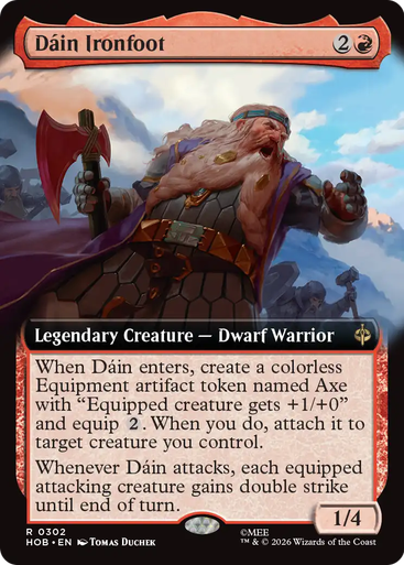 Dáin Ironfoot (Extended Art) | The Hobbit、Magic: The Gathering、kayou