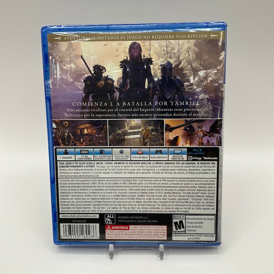 The Elder Scrolls Online: Tamriel Unlimited Playstation 4 Sealed #1、Collector Store LLC - VG、kayou